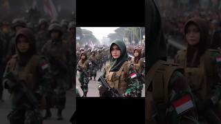 Tentara wanita cantik diberbagai negara muslim#shorts