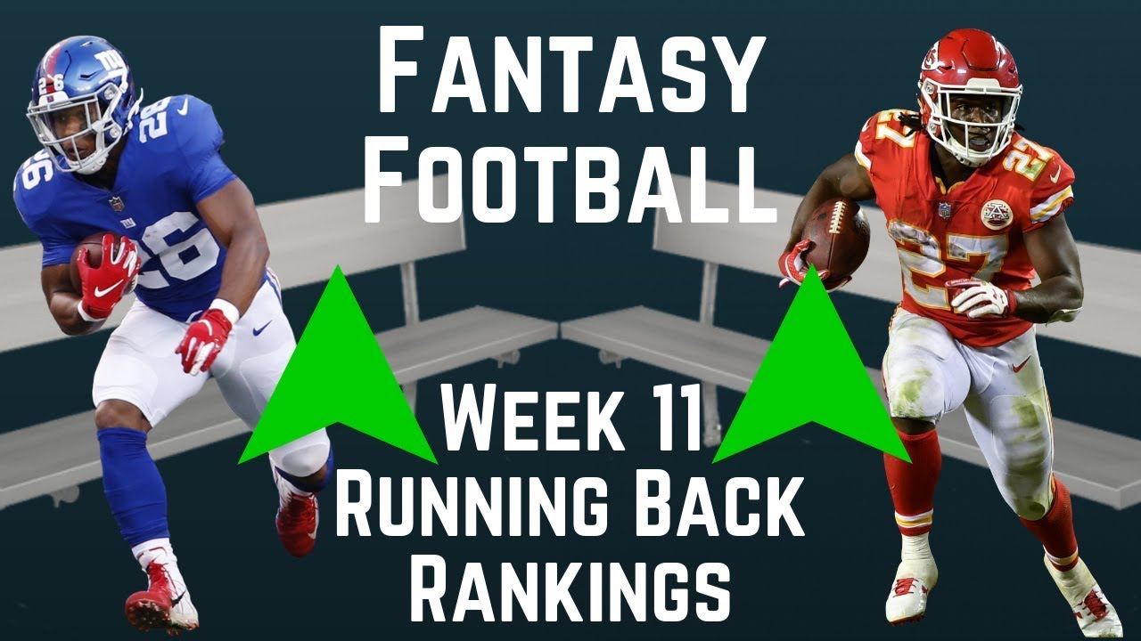 Fantasy Football - Week 11 Running Back Rankings - YouTube