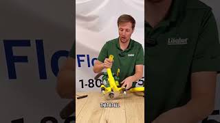 Which wood floor sanding edger runs the cleanest and why? Austen from Lägler explains the Flip.