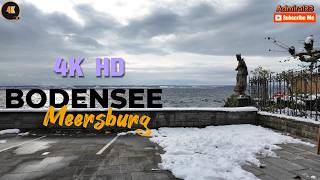 BODENSEE ( Germany) | Meersburg 4K HD, Walking Tour | WINTER ❄️