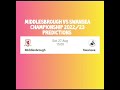 Middlesbrough vs Swansea championship 2022/23 predictions