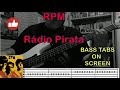 RPM - Rádio Pirata (#basscover with tabs)