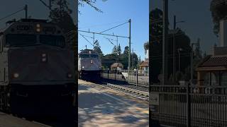 50 sub special! Caltrain limited #312 passing by Burlingame Station with JPBX 903