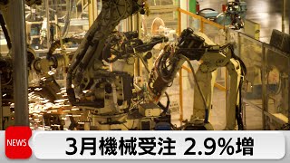 3月の機械受注　2.9％増　2カ月連続のプラス（2024年5月22日）