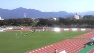 2009JFL 後期第11節　ニューウェーブ北九州 2-2 三菱水島FC