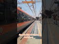 09404 ahmedabad mumbai vande bharat 😍 saffron vande bharat 🔥 at vapi shorts vandebharatexpress