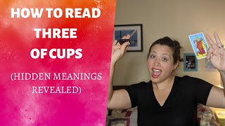 3 OF CUPS MEANING \u0026 symbolism (Includes reversed meanings \u0026 astrology)