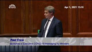 Paul Frew - Assembly debate on Sinn Fein breaches of Covid regulations