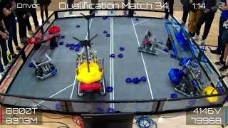 8800T 8373M vs 4146V 7996B | AZ HS State Championship Q34 | VEX Tipping Point