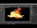 【gimp2.10中文教程】制作火焰效果