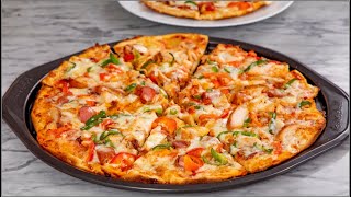 Home-Made Pizza Recipe (2 Easy Ways) - Gas Cooker Method/Oven Method - ZEELICIOU