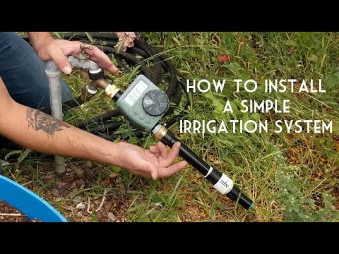 How To Install A Hose Bibb Irrigation System - YouTube