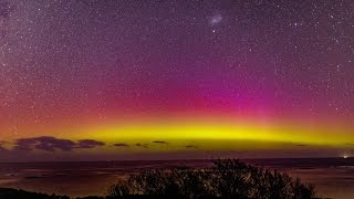 Timelapse Of Amazing Aurora Lights In Australia