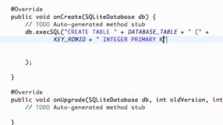 Android Application Development Tutorial 114 Creating SQLite Database YouTube