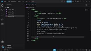 Tutorial Coding PHP: Case Sensitivity Part 2