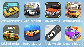Drift Car Parking, Car Parking, Dr Driving and More Car Games iPad Gameplay