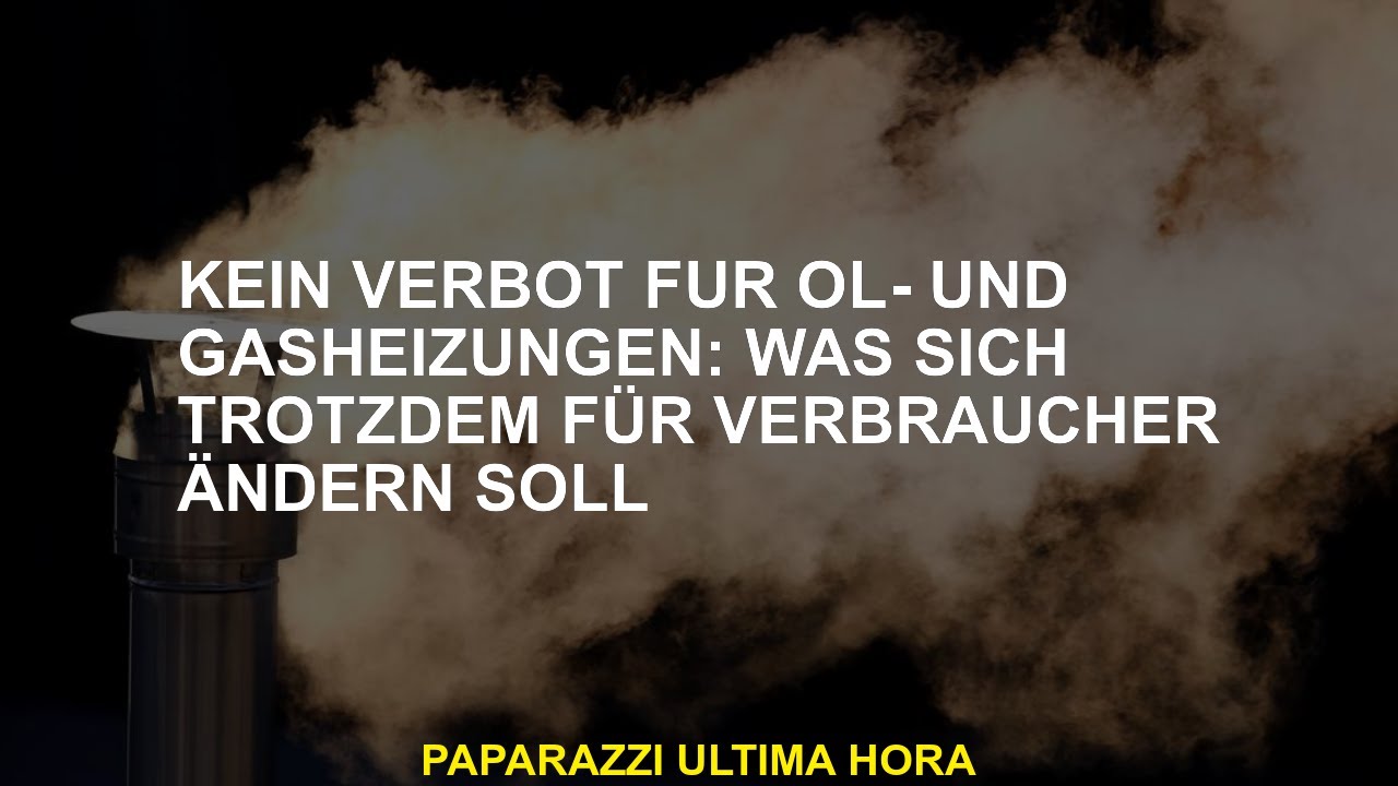 Kein Verbot Von Öl- Und Gasheizungen Das Sollte Sich Für Verbraucher ...