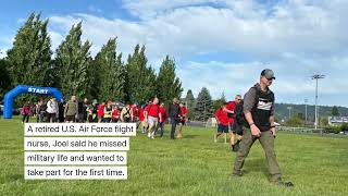 Why hundreds of people strapped on heavy backpacks and marched through Portland on Memorial Day