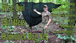 I've Added A Bug Net To My Wilderness Innovations  Poncho Survival Shelter Kit!