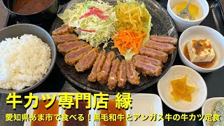 【牛カツ専門店 縁】〜愛知県あま市で食べる！黒毛和牛とアンガス牛の牛カツ定食〜