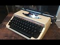 [SOLD!] Typewriter for Sale - Review: 1978 Brother Charger 12 - Caramel Flan!