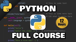 Python Full Course 🐍 -Learn to code today-【𝙁𝙧𝙚𝙚】