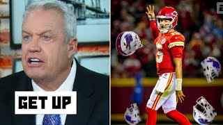 GET UP | Mahomes owns Josh Allen in the playoffs - Rex Ryan on Chiefs beat Bills to reach Super Bowl