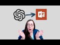 Using ChatGPT to Create PowerPoint Presentations