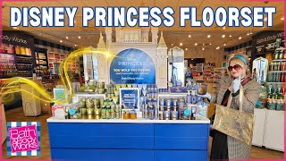 NEW Bath \u0026 Body Works X Disney Princess Floorset | Store Walk Thru #bathandbodyworks #disney