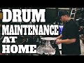 Drum Tech POV... but I'm home | Setting Up and Miking a Drum Kit