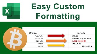 Simple Way to Make Custom Formatting Codes in Excel