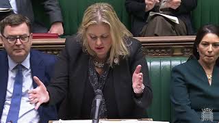 Mims Davies MP and Shadow Minister for Wales raises tourism during Welsh Questions in Parliament