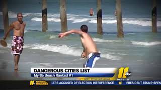 Myrtle Beach ranked most dangerous