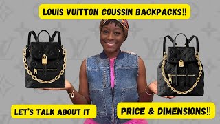 🚨 LOUIS VUITTON NEW BACKPACKS COMING 🎒: COUSSIN PM \u0026 COUSSIN MINI BACKPACKS REVEALED!