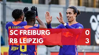 Highlights: SC Freiburg 0-3 RB Leipzig - Bundesliga