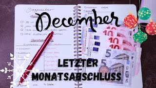 🎄 Wochenabschluss Nr.4 \u0026 das letzte Mal Monatsabschluss für dieses Jahr 🎄 konnten wir sparen?🤔