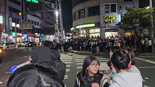 윤석열 탄핵과 국민의힘 해산 촉구 시민촛불행동 집회현장 (2024.12.11. 저녁6시 서귀포 구)초원사가로)