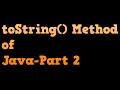 Java Program to Understand toString() method of Different class
