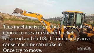 Backhoe in work