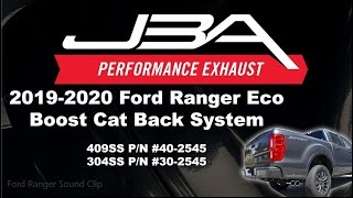 JBA Performance Exhaust 2019-2020 Ford Ranger Eco Boost Cat-Back System