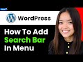 How to Add Search Bar in Wordpress Menu 2026 (Step By Step)