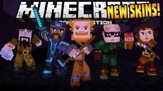 MINECRAFT STORY MODE SKIN PACK!!! - MCPE 0.14.1 Update - Minecraft PE (Pocket Edition)