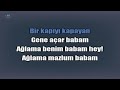 bu adam benim babam karaoke