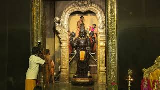 Beloved Sri Sakthi Amma Performing Abhishekam to Sri Srinivasa Perumal on 03-04-2021