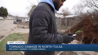 A look at damage and impact from storms in north Tulsa