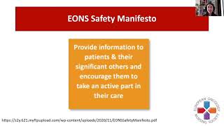 EONS Safety Webinar 1: Handling Cancer Drugs during Pregnancy and Breast Feeding