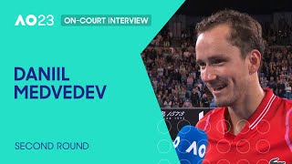 Daniil Medvedev On-Court Interview | Australian Open 2023 Second Round