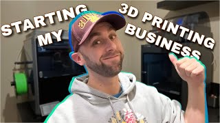 Starting a 3D Printing Small Business from my Basement! | Business Vlog 1