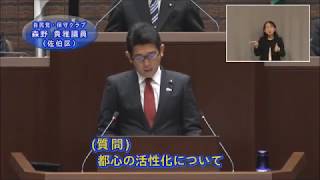 平成30年第1回広島市議会定例会（2月20日（火曜日）総括質問　森野議員）