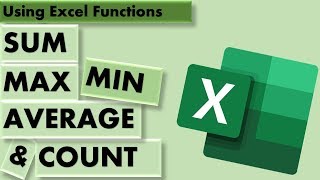 How To Calculate for Total, Lowest, Highest and Average using the Excel Functions